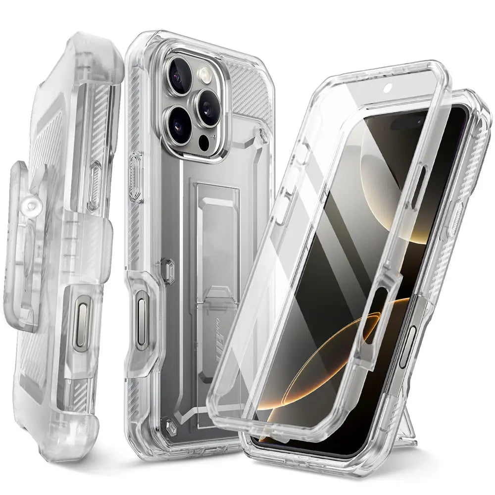 For iPhone 16 Pro Case 6.3" (2024 Release) UB Pro Full-Body Heavy Duty Rugged Phone Case with Built-in Screen Protector