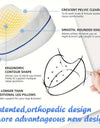 Body Memory Cotton Leg Pillow Home Foam Pillow Sleeping Orthopedic Sciatica Back Hip Joint for Pain Relief Thigh Leg Pad Cushion