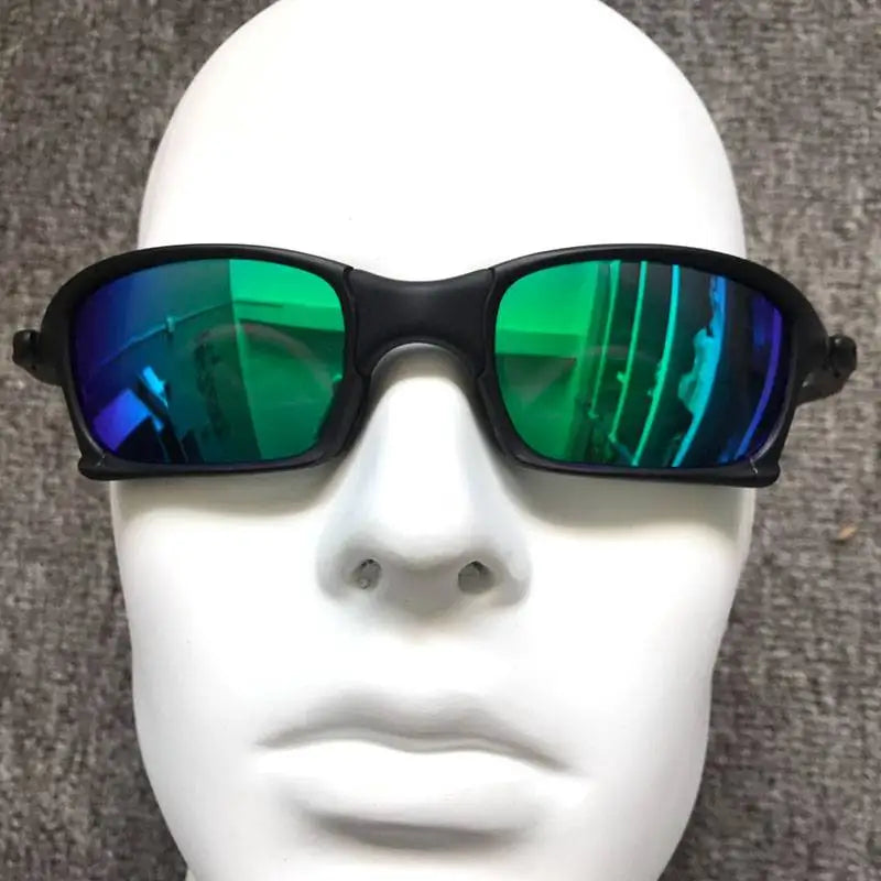 Polarized UV400 Cycling Sunglasses for Men – Metal Frame Fishing Riding Bicycle Goggles Eyewear
