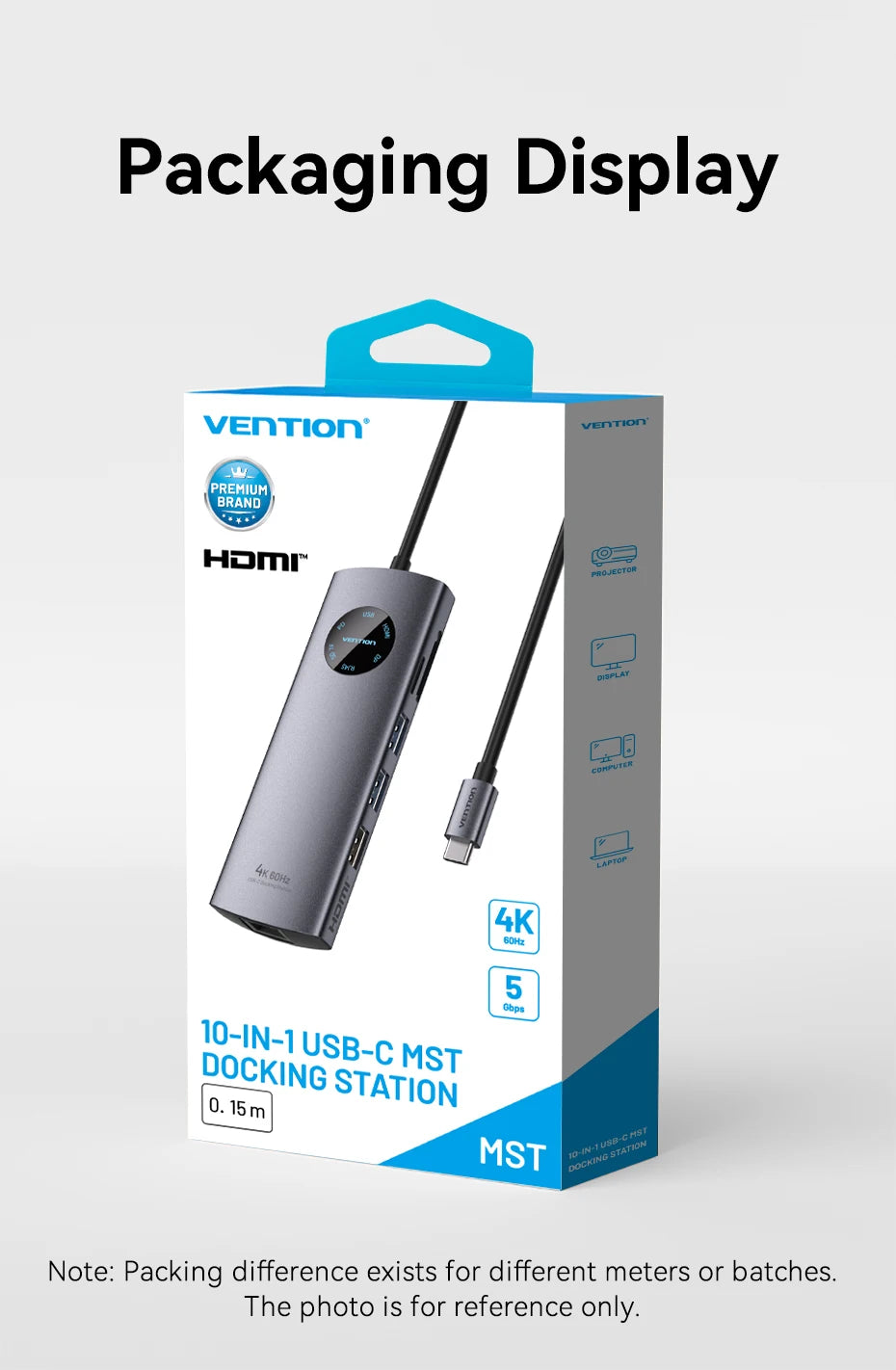 MST Docking Station Type C to HDMI DP 4K 60Hz RJ45 USB 3.0 HUB PD 100W USB C Splitter for PC Laptop Macbook Tablet