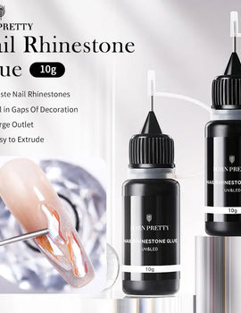 10g Nail Rhinestone Adhesive Glue For Stick The Drill Transparent Nail Glue Soak Off UV LED Nail Art Gel Varnish