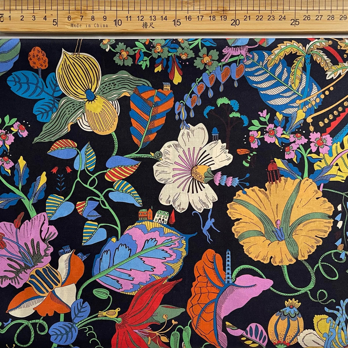 100% cotton Fantasyland Like liberty tana lawn fabric 80s Poplin printing Sewing fabric Making Dress Clothing Handmade DIY Cloth