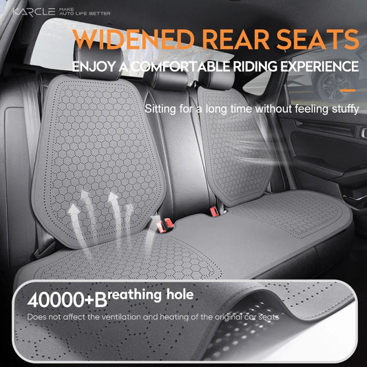 Universal Breathable Suede Car Seat Cover Front Rear Seat Cushion