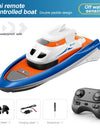 Mini Rc Boat 1/32 Radio Remote Controlled High Speed Ship with Led Light Palm Boat Summer Water Toy Pool Toys Models Gifts