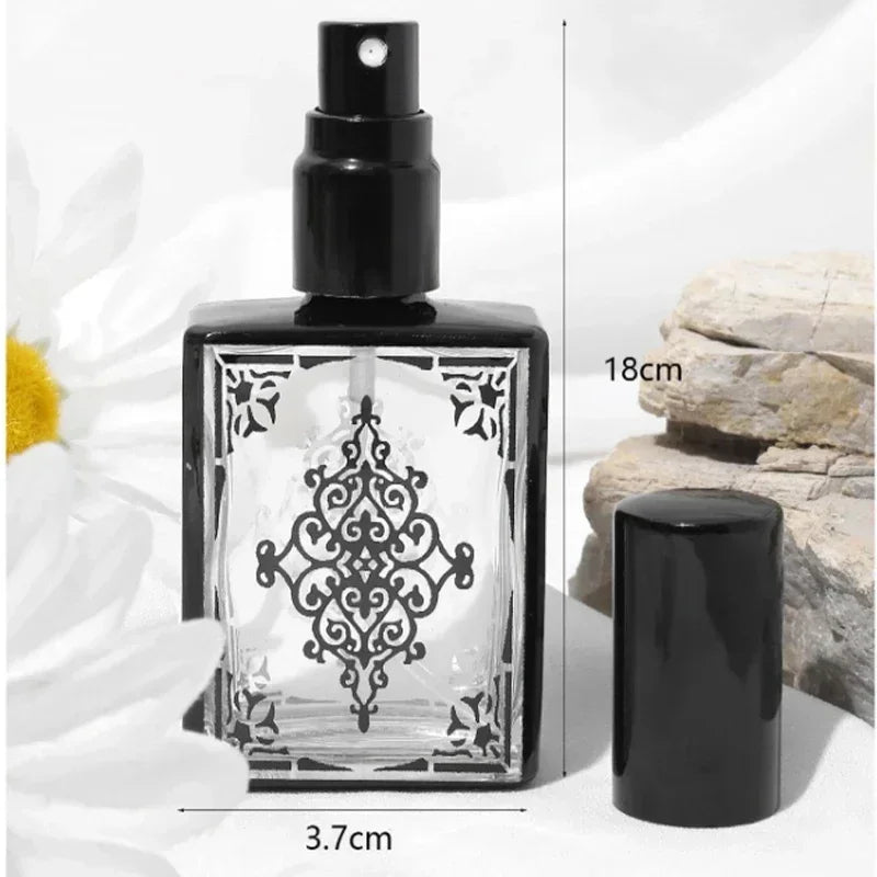 1PC 15ml Glass Perfume Bottle Spray Refillable Atomizer Scent Bottles Packaging Cosmetic Alcohol Ultra Mist Sprayer Containers