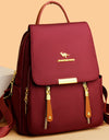 Zipper Oxford Fashion Women's Backpack Versatile Commuting Large Capacity Soft Female Back Pack