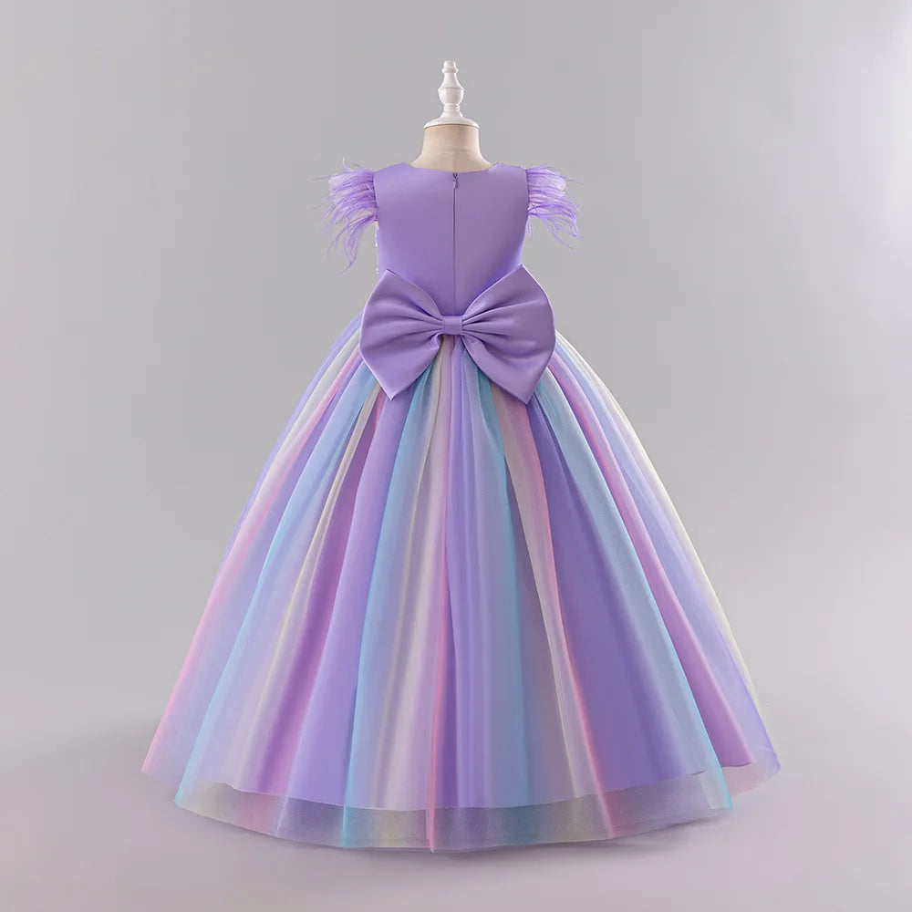 Girls Princess Dress - Fluffy Tulle Ball Gown for 1st Birthday/Wedding/Pageant | Flower Girl Party Dress