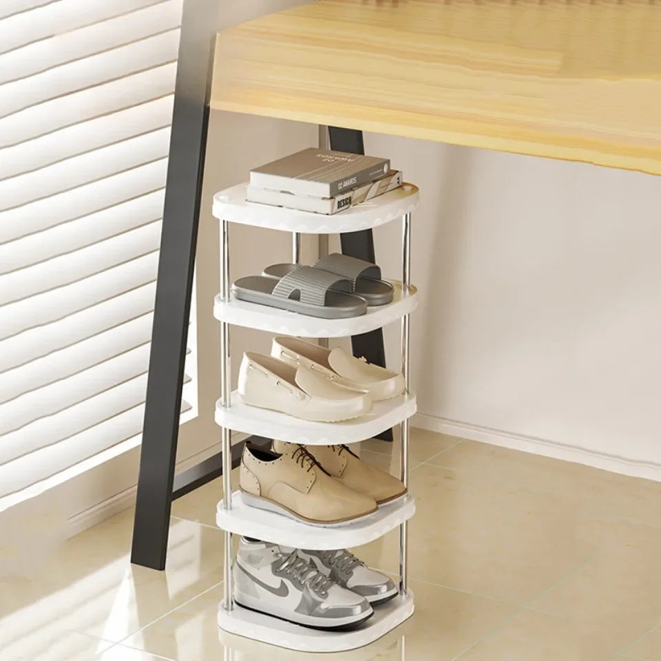 Simple Shoe Rack Multi-Layer Dormitory Door Racks Cabinets Space Saving Sneakers Adjustable Shoes Simple Student Home Storage