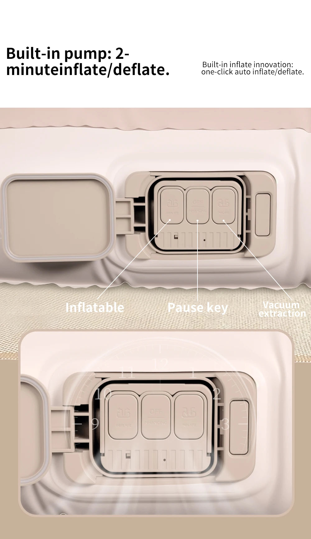 Self Inflating Car Mattress for Tesla Model Y Juniper 2021 2026 Inflatable Travel Camping Bed