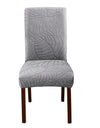 1PC Stretch Dining Chair Covers Leaves Jacquard Seat Covers Universal Size Dust Covers for Hotel Banquet Wedding Chairs Decor