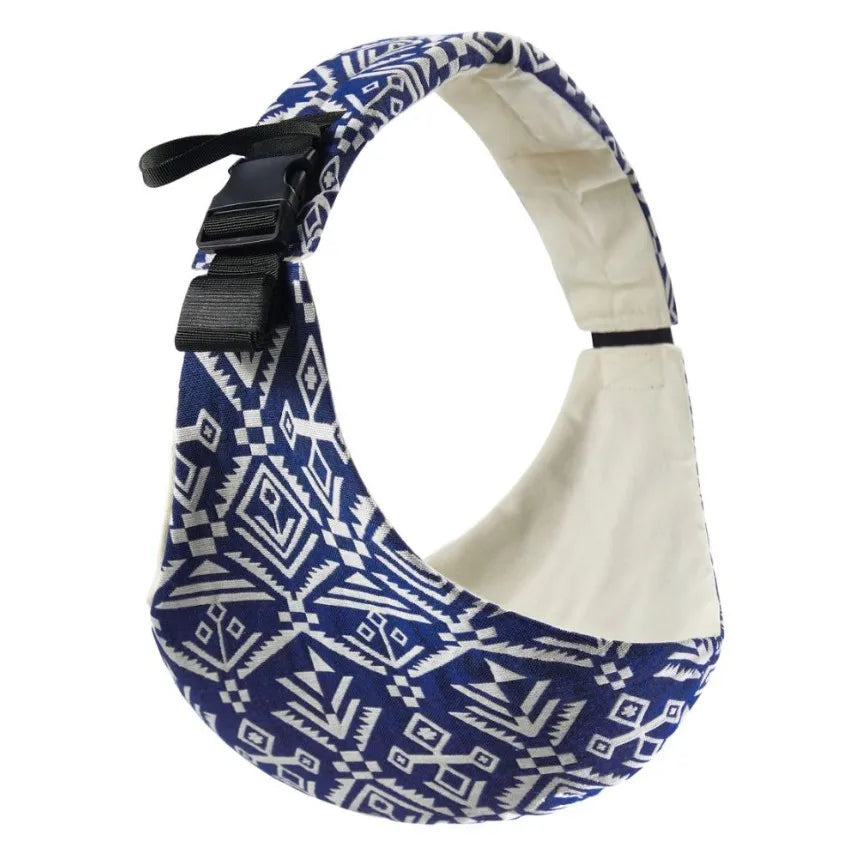 Going Out Carrier Simple Leopard Pattern Portable Front Hug Type Back  Out of the  Artifact Waist Stool