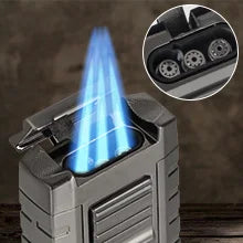 Cigar Humidor, Glass Top Cedar Wood Humidor Box, Cigar Case for 20-35 Cigars with Hygrometer, Cigar V-Cutter, Desktop Humidor