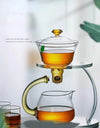 Heat-resistant Glass Teapot Holder Base Tea infusers Tea Ware Tea Making Kungfu Teapot Teacup Automatic Tea Set