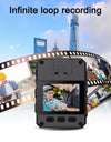 4K HD Mini Camera Police Recorder With Hd Ips Screen Hd Police Body Camera, Can Wear A Portable Body Camera