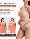 Lace Thongs Bodysuit Shapewear Women Seamless Full Body Shaper Waist Slim Tummy Control Underwear Flat Belly Smooth Corset Nude