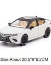 1:24 Scale RAV4 Camry Model Car Toy Metal Diecast Simulation Collection Sound & Light Vehicles Models Hobby Ornaments Gifts