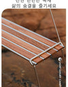 Outdoor Camping Rack Beautiful Practical 304 Stainless Steel Sabilli Wood Folding Family Picnic Rack Small A Table
