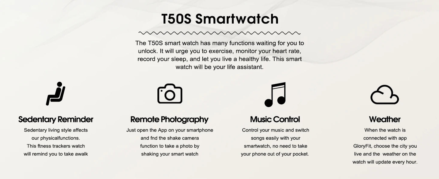 Smart Watch Sports Fitness Watch Smart Watch for Men Women  Watch Pedometer IP68 Waterproof 110+ Sports Modes