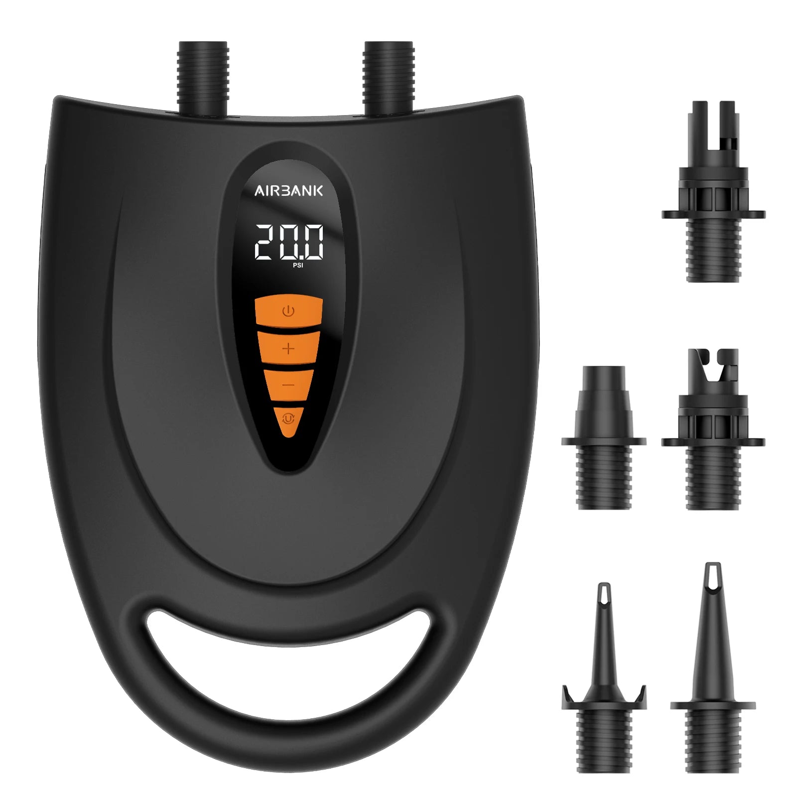 SUP Pump for Inflatable Boats Kayak 20PSI Dual Stage Corded Stand Up Paddle Board Surfing Board with Nozzles No Battery