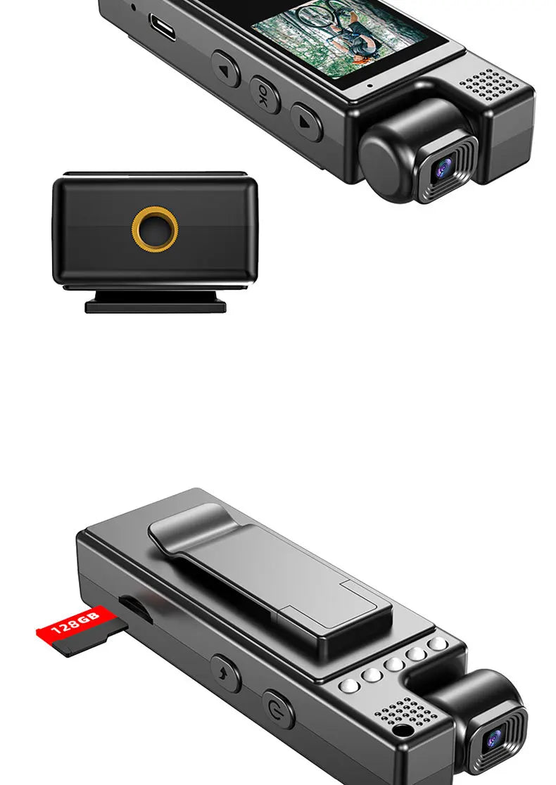 1.3inch Screen 1080P Sports HD Mini Camera Portable Digital Video Recorder BodyCam Infrared Night Vision Police Camcorder