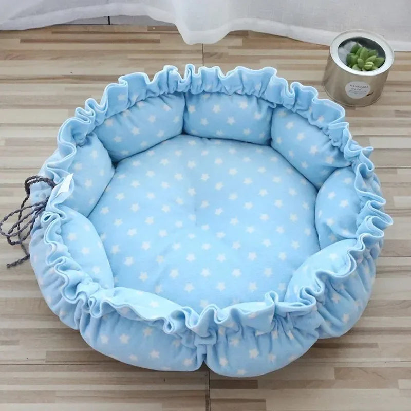 Plush Pet Bed Cushion for Cats and Small Dogs