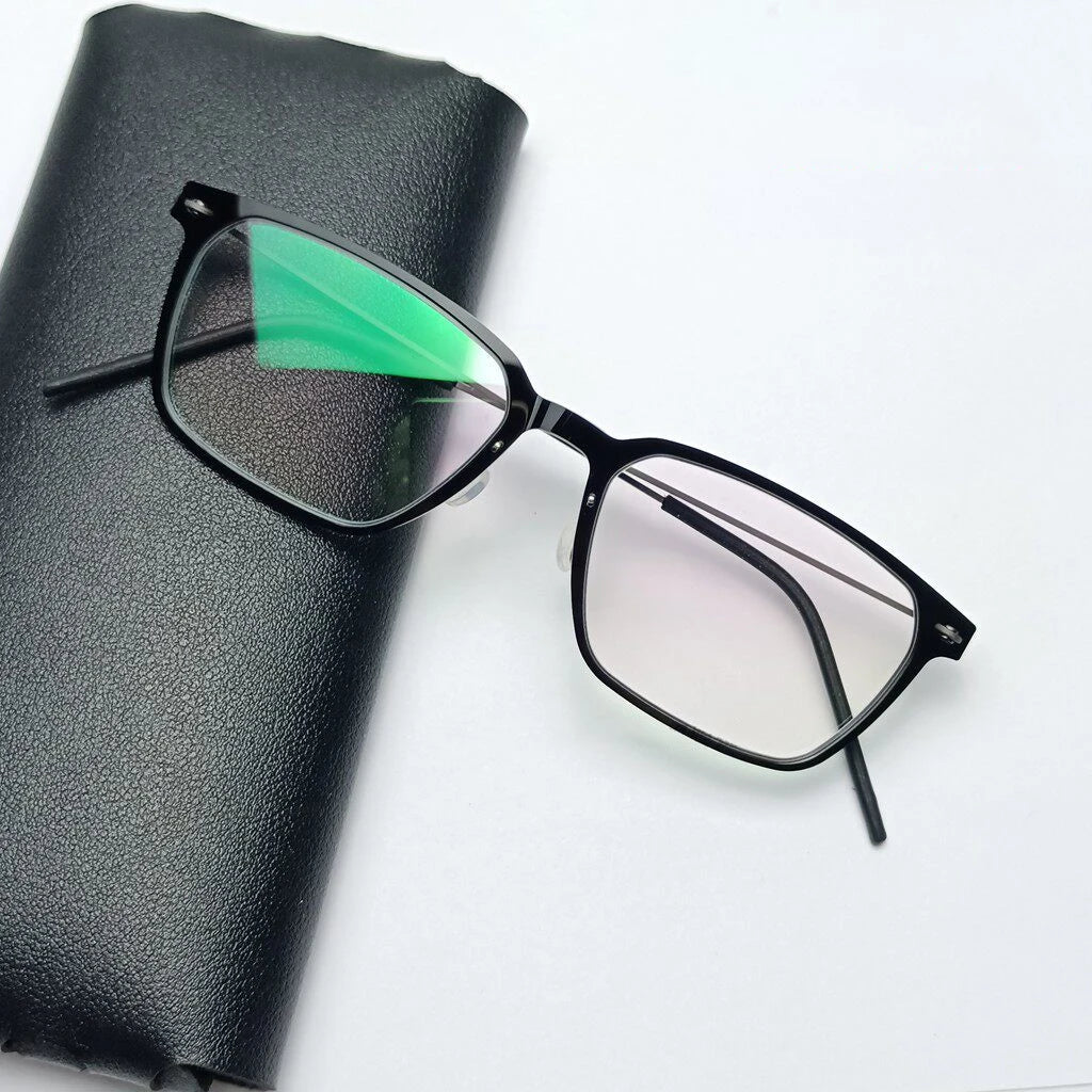 Rectangle Titanium Acetate Ultralight Eyeglasses Frame