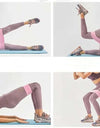 Fitness Exercise Stretch Hip Resistance Bands Yoga Legs Butt Anti Slip Elastic Fitness Bodybulding Exercise Workout Equipment