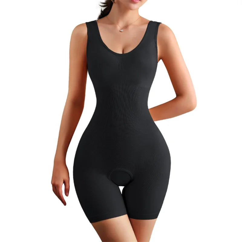 Full Body Shaper for Women – Slimming Waist Trainer Bodysuit with Butt Lifter & Postpartum Support