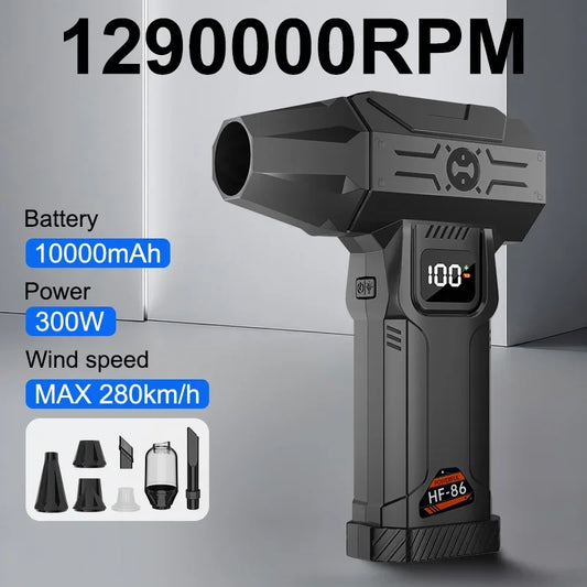 700g Thrust Turbo Jet Air Blower Cordless Air Duster And Vacuum Cleaner