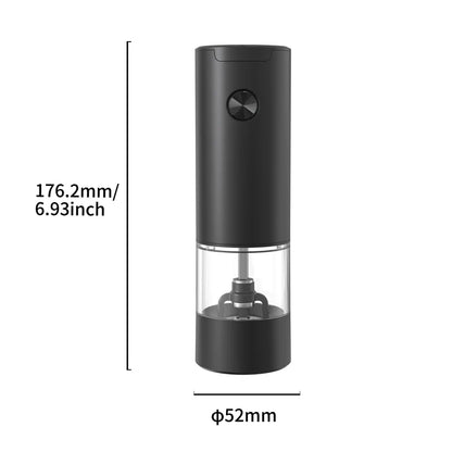 Electric Salt And Pepper Grinder With Adjustable Coarseness Refillable Mills Battery Powered Pepper Grinder Kitchen Gadget Tool