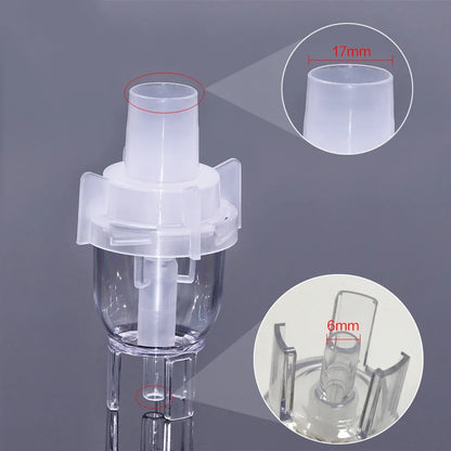 10/6ML Medical Atomized Tank Cup for Air Compressor Nebulizer Portable, Asthma Medicine Bottle Allergy Inhaler Aerosol Medicatio