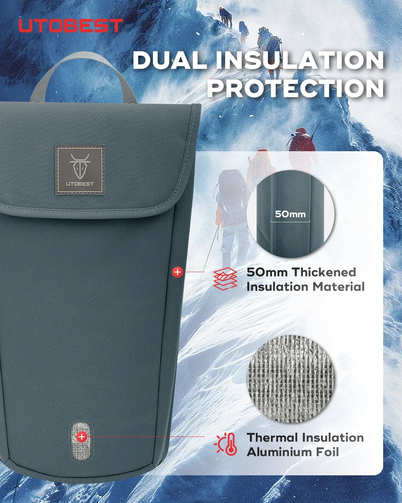 Hydration Bladder Insulation Insulated Cooler Bag Thermal Insulation Bag for Hiking Camping