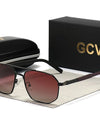 Pilot Square Polarized Sunglasses Metal Frame Men's Driving Male Sun Glasses Eyewear UV Blocking Luxury