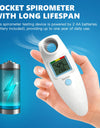 Digital Peak Flow Meter – Portable Lung Tester for Asthma & COPD