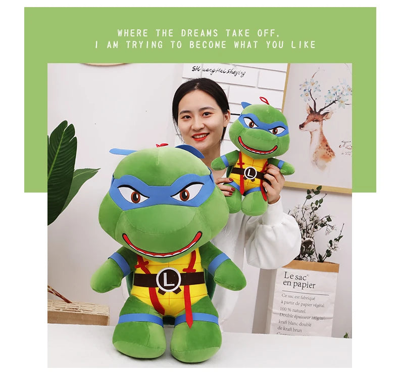 65cm Ninja Turtle Plush Toy Soft Stuffed Animal Doll