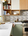 10pcs 3D Faux Brick Peel and Stick Wall Panel Farmhouse Self-adhesive Tile Sticker Mold Water Resistant 30cm X 30cm