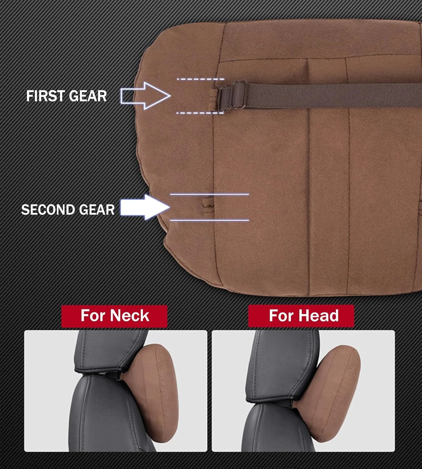 Memory Cotton Car Headrest Neck Support For Car Supplies Seat Class Soft Universal Adjustable Car Pillow Neck Rest Cushion