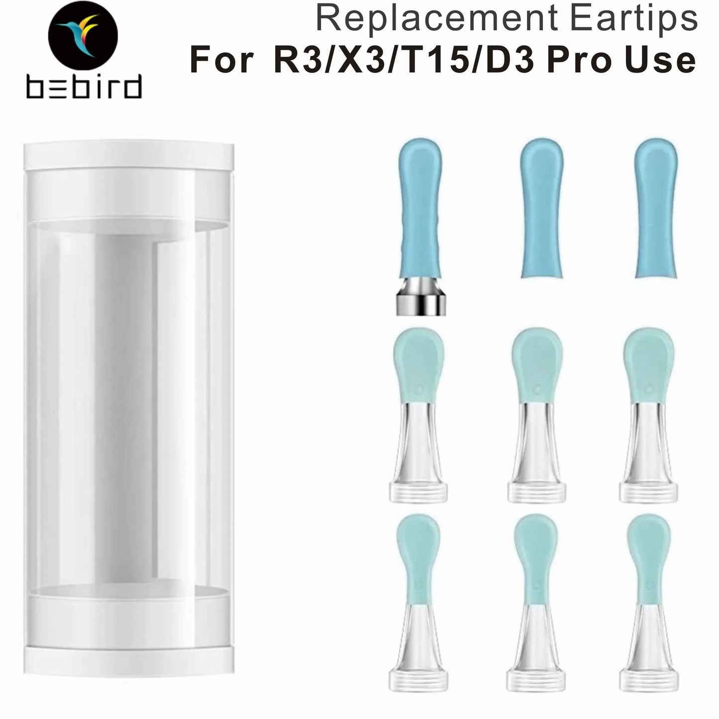 T15 Visual Ear Cleaner Replace Acne Picker, Ear Tips & Stainless Pimple Squeezing Kit