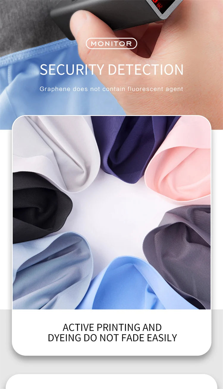 3-Pack Men’s Ice Silk Ultra-Thin Seamless Boxers – Breathable & Comfortable