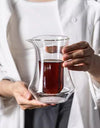300ml Double-layer Glass Coffee Sharing Pot Transparent Hanging Ear Espresso Coffee Cup Heat Insulation Cold Coffee Sharing Tool