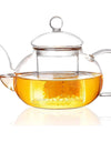 400-1000ml Clear Teapot With Removable Infuser Glass Teapot Stovetop Safe Loose Leaf And Blooming Tea Maker