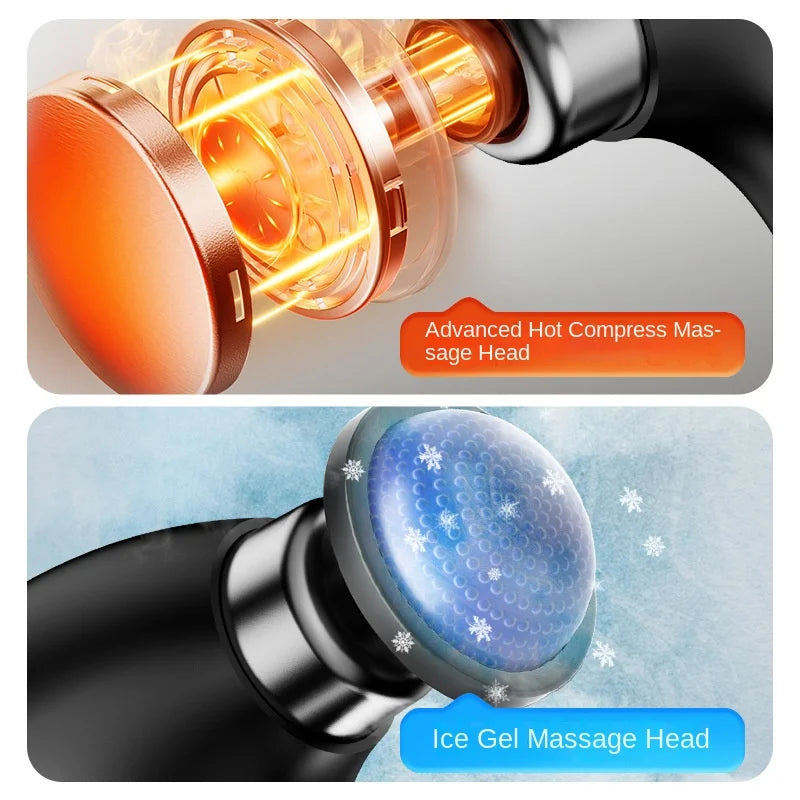 Fitness Muscle Relaxation Massager Hot and Cold Compress Multi-Mode Adjustable Fascia  Foldable Massage Stick Massage