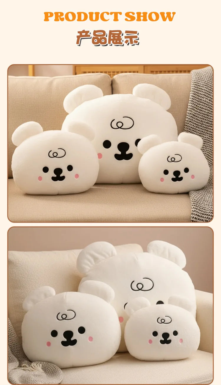 Cute Cartoon Bear Plush Stuffed Doll Cushion Toy