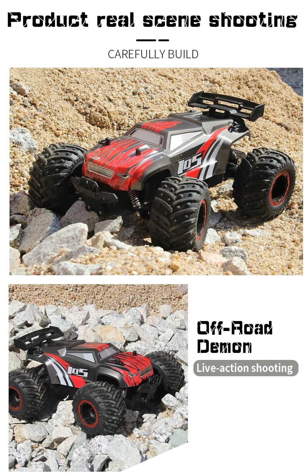 RC Car 1:16 70KM/H or 25KM/H Car Toys LED Headlight Shock-Absorbing Long Endurance With Adapt To All-Terrain 4WD Toys