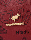 Women's Designer Letter Printing Leather Backpacks Large Capacity Travel Shoulder Bags Totes School Bag