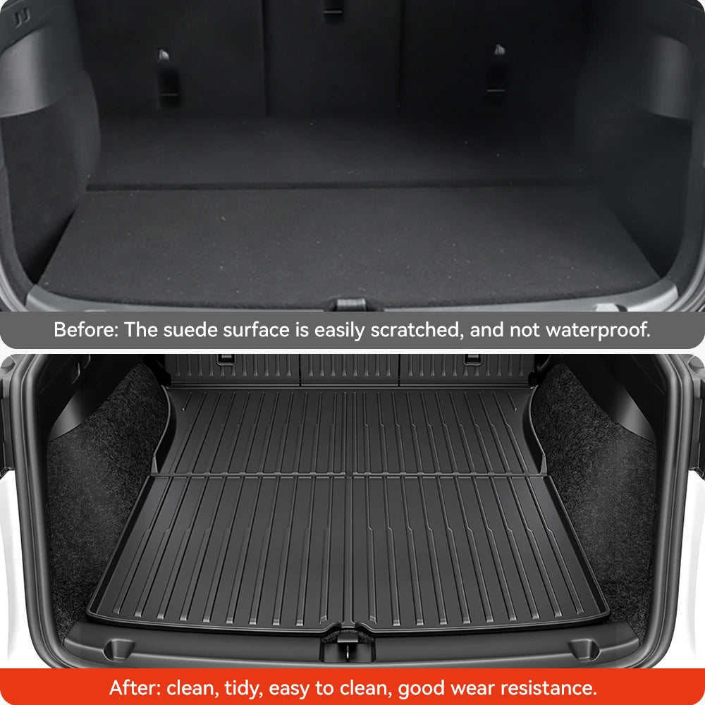 TPE Trunk Mat for Tesla Model 3 and Model Y Highland 2021 2026 Waterproof Cargo Liner