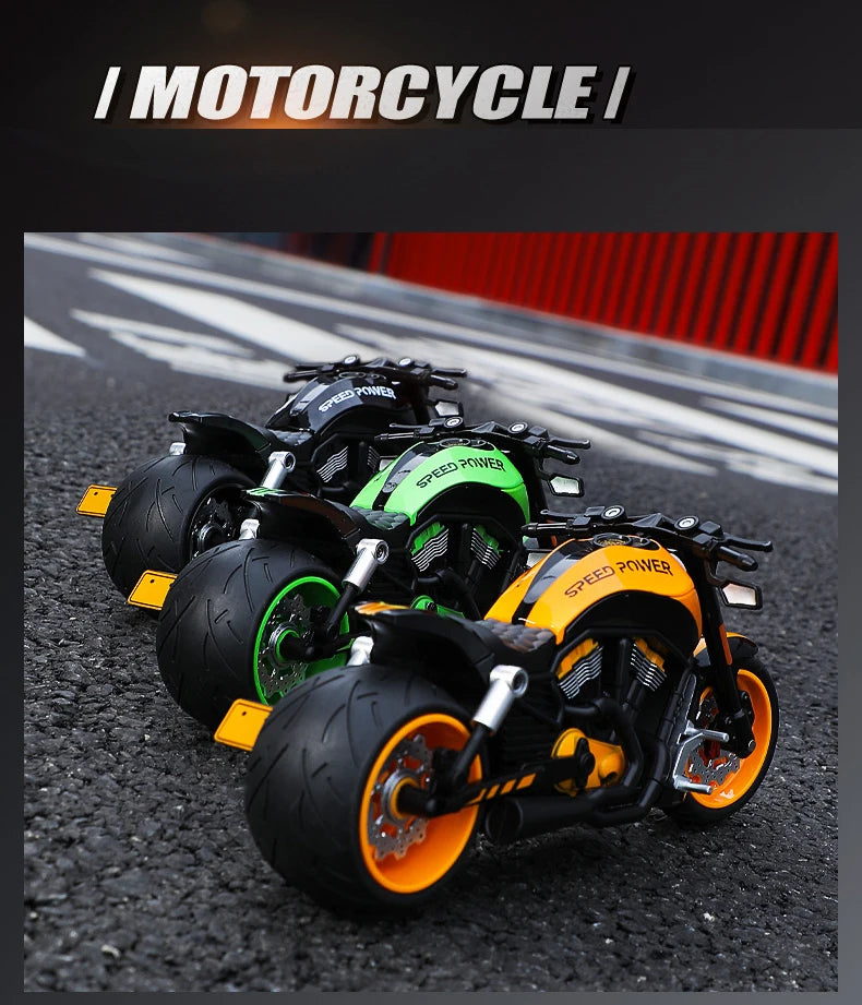 Diecast V Rod Night Rod Special Cruiser Motorcycle Model 1 to 10 Scale