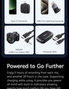 Tiny Mic Lavalier Microphone for Smartphone Camera Gopro Laptop for iPhone 16 15 14 13 Android