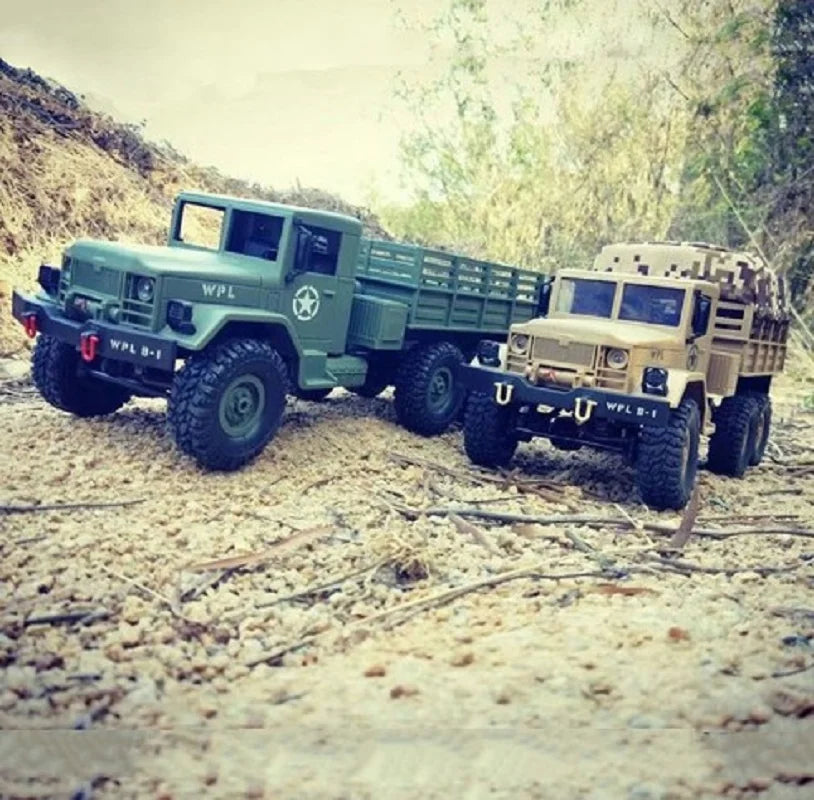 1 to 16 Scale 6WD Remote Control Off Road Military Truck