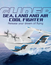 KF603 RC Glider 2.4G Radio Control Aircraft Sea And Air RC Plane EPP Foam Water Land Flying Airplane Toys